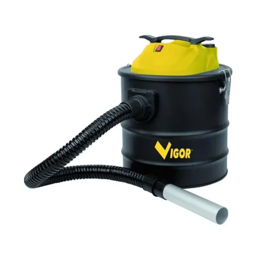 Bidone aspiracenere Vigor Cener-El 1200W con scuotifiltro, 20L e filtro HEPA