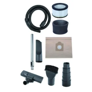 Bidone aspirapolvere Vigor VBA-25L Inox 1200W con presa per elettroutensili e fusto da 25L