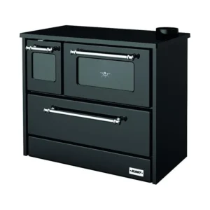 Cucina a legna Blinky GIUSY 9 kW con forno, acciaio smaltato e certificazione 4 stelle