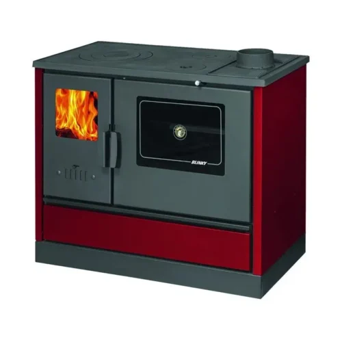 Cucina a legna Blinky LINA 7,9 kW con forno, scarico fumi a destra e certificazione 4 stelle