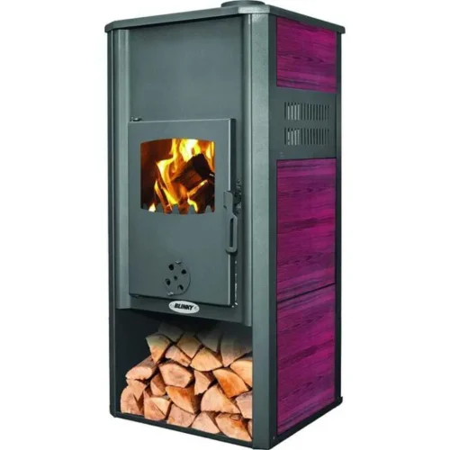 Termostufa a Legna Idro Blinky Varese 16,5 kW – Classe A con Caldaia Integrata e Struttura in Acciaio