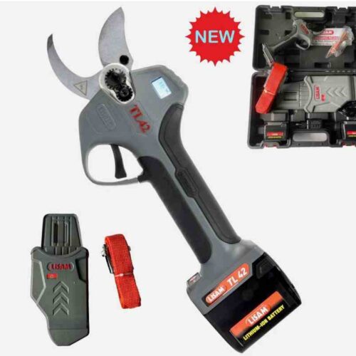 tl 42 new Forbice Elettrica Lisam per potatura TL42 Batteria al litio: 25,2 V – 2,6 Ah (2 batterie in dotazione)